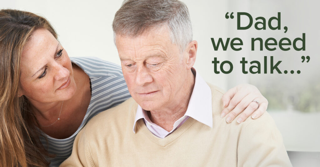 Talking to mom and dad about home care