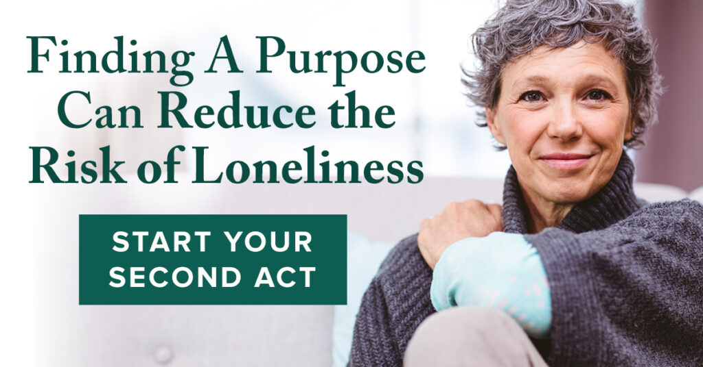 Senior woman smiling and looking happy- Purposeful life