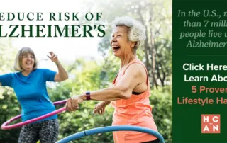 Illustration of a healthy lifestyle concept with brain health icons, symbolizing five habits to reduce Alzheimer’s risk.
