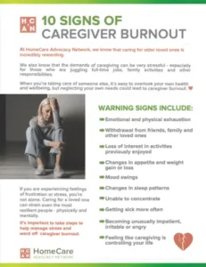 10 Signs of Caregiver Burnout