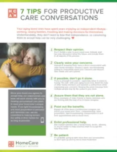 7 Tips for Productive Home Care Conversations