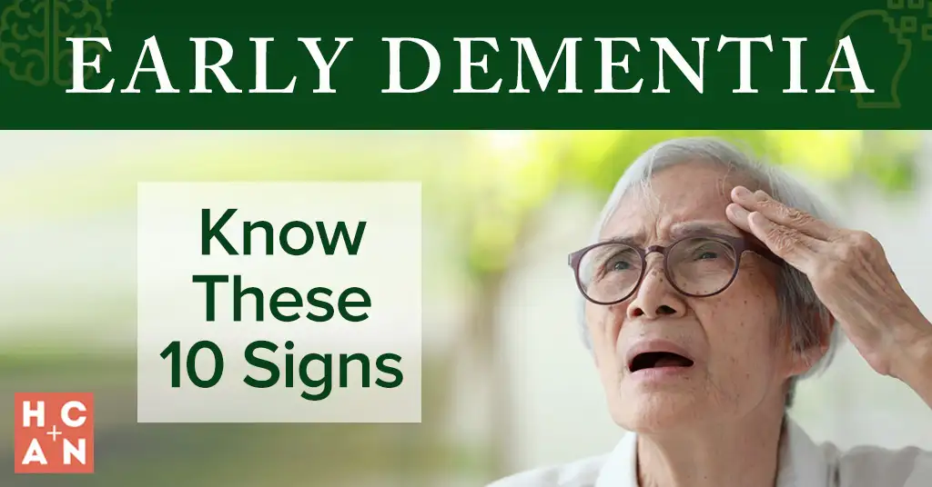 Image of an elderly person with a distressed expression, highlighting the importance of recognizing early dementia signs.