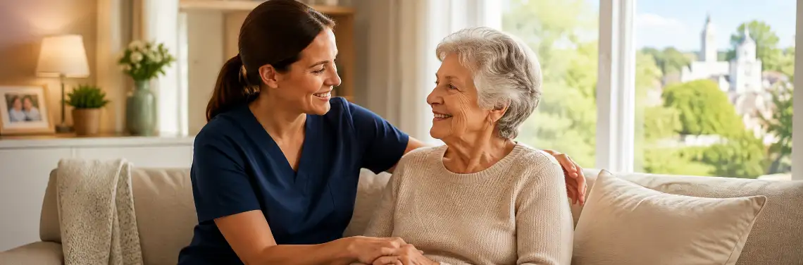 Compassionate caregiver providing personalized in-home senior care services in Seward, Nebraska